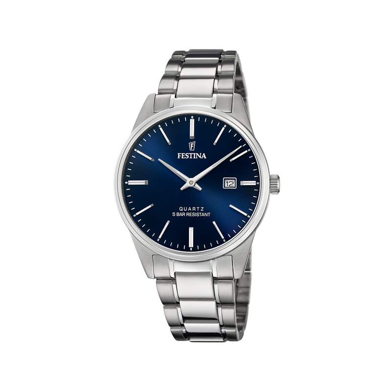 Montre FESTINA homme bracelet acier inoxydable gris - vue 1