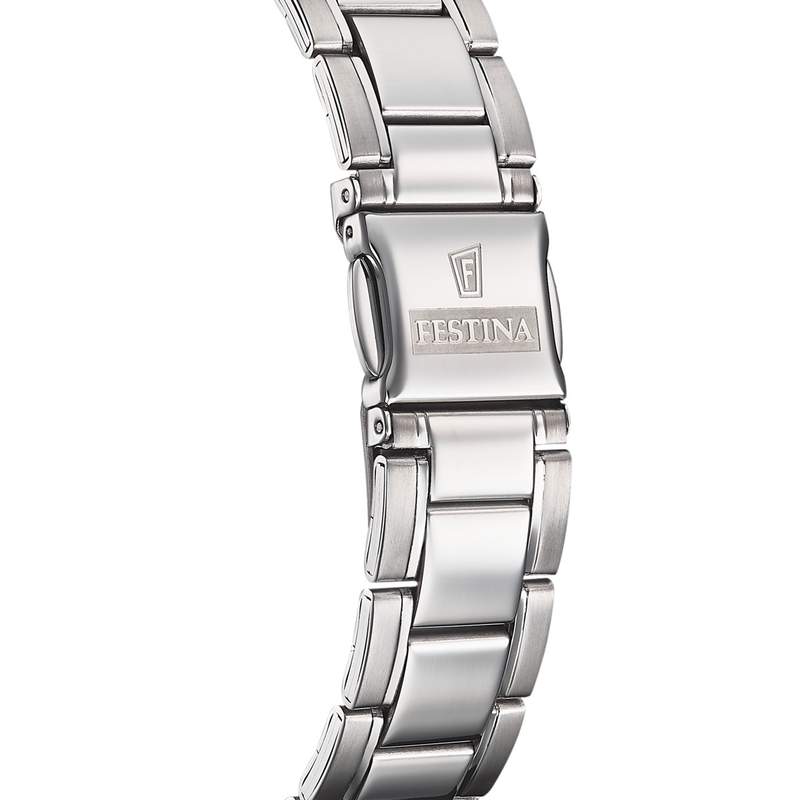 Montre FESTINA homme bracelet acier inoxydable gris - vue D1