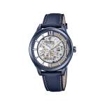 Montre FESTINA homme bracelet cuir bleu - vue 1