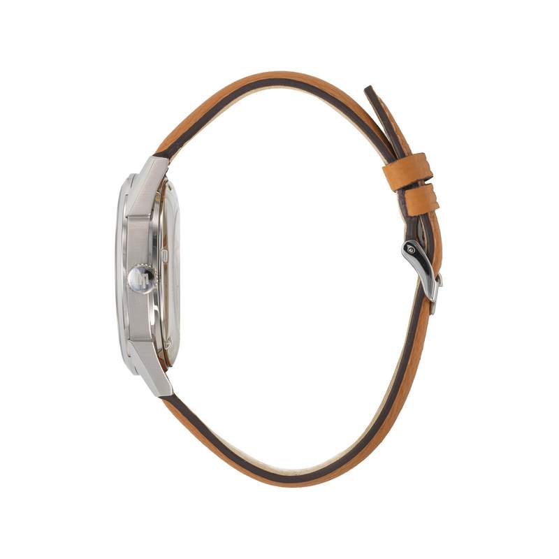 Montre LIP LIP himalaya 40 sablier LIP homme automatique bracelet cuir marron clair - vue 2