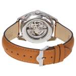 Montre LIP LIP himalaya 40 sablier LIP homme automatique bracelet cuir marron clair - vue 3