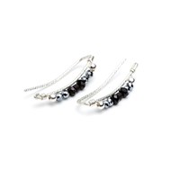 Cuff Black Swan - argent 925