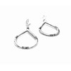 Boucle d'oreille en argent artisanat touareg - vue V4