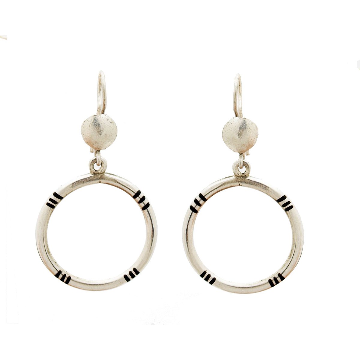 Boucles d'oreilles touareg argent