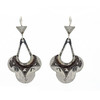Boucle d'oreilles touareg fleur argent - vue V2