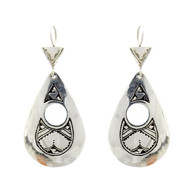 Boucle d'oreille touareg forme goutte
