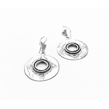 Ronde etnische oorbellen