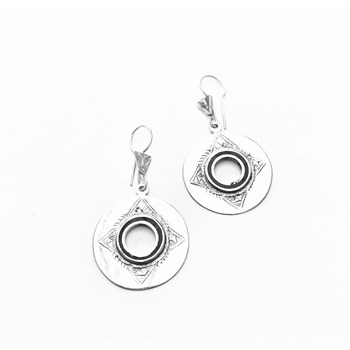 Ronde etnische oorbellen