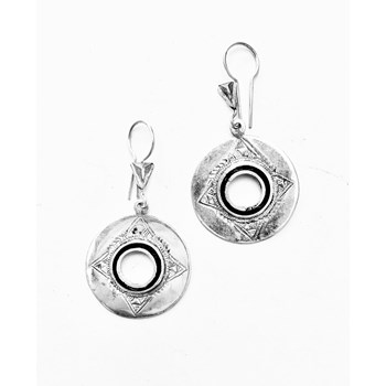 Ronde etnische oorbellen