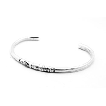 Bracelet jonc rigide arrondi touareg