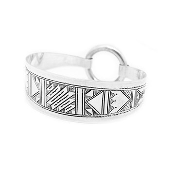 Bracelet touareg manchette fabrication artisanale