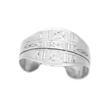 Toeareg armband, grote manchet