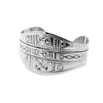Toeareg armband, grote manchet