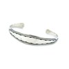 Bracelet jonc plat rigide touareg - vue V2