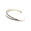 Bracelet jonc plat rigide touareg - vue V3