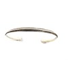 Bracelet jonc conique touareg en argent - vue V1