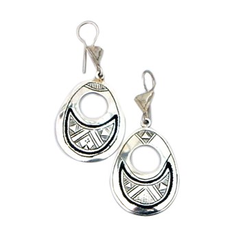 Boucles d'oreilles touareg fabrication main