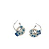 Boucles d'oreilles, créoles poisson en céramique - Modèle unique artisanal - vue V2