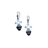 Boucles oreille touareg croix du niger tillya - vue V1