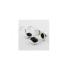 Boucles d'oreille agate noire - vue V4