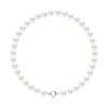 Bracelet Rang de Perles d'Eau Douce Rondes 5-6 mm Blanches Argent 925 - vue V1