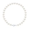 Bracelet Rang de Perles d'Eau Douce Rondes 6-7 mm Blanches Argent 925 - vue V1