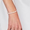 Bracelet Perles d'Eau Douce Grains de Riz 4-5 mm Blanches Or Jaune 18 Carats - vue V2
