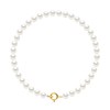 Bracelet Perles d'Eau Douce Rondes 4-5 mm Blanches Or Jaune 18 Carats - vue V1