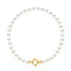 Bracelet Perles de Culture d'Eau Douce 5-6 mm Blanches Fermoir Prestige Or Jaune - vue V1