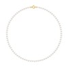 Collier de Perles de Culture d'Eau Douce 5-6 mm Blanches Fermoir Prestige Or Jaune - vue V1