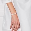 Bracelet Perles de Culture d'Eau Douce 6-7 mm Blanches Fermoir Prestige Or Blanc - vue V4
