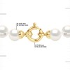 Bracelet Perles de Culture d'Eau Douce 6-7 mm Blanches Fermoir Prestige Or Jaune - vue V3