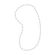 Sautoir OPERA Perles d'Eau Douce Rondes 6-7 mm Multicolores Longueur 80 cm