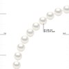 Sautoir OPERA Perles d'Eau Douce 4-5 mm Blanches Longueur 160 cm - vue V3