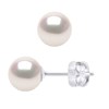 Boucles d'Oreilles Perles AKOYA Rondes 6-7 mm Or Blanc 18 Carats - vue V1