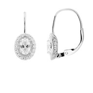Boucles d'Oreilles Haute Joaillerie - Cristal - STELLA - Collection LOVE JEWELRY