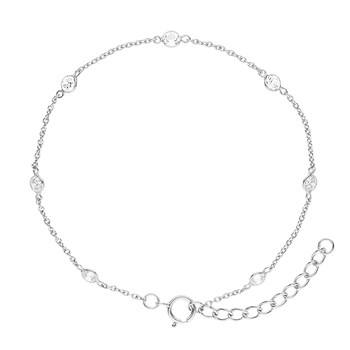 Bracelet solitaire - Argent 925