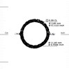 Bracelet BLACK CIRCLE Diamants Noirs 0,20 Cts Or Blanc - vue V3