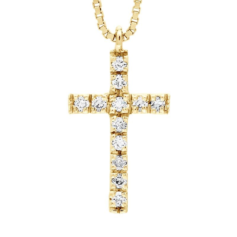 collier or jaune croix collier or jaune croix