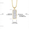 Collier PAVAGE Diamants 0,040 Cts Or Jaune - vue V3