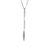 Collier SWORD Diamants 0,020 Cts Or Blanc