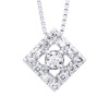Collier DIAMOND Diamants 0,015 Cts Or Blanc - vue V1