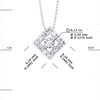 Collier DIAMOND Diamants 0,015 Cts Or Blanc - vue V3