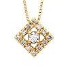 Collier DIAMOND Diamants 0,015 Cts Or Jaune - vue V1