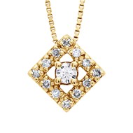 Collier DIAMOND Diamants 0,015 Cts Or Jaune