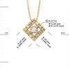 Collier DIAMOND Diamants 0,015 Cts Or Jaune - vue V3