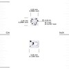 Bracelet Solitaire Diamant 0,030 Cts Nylon Rose Argent 925 - vue V3