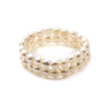 Bracelet Stretch 2 rangs Femme en Perles de culture Blanc - vue V1