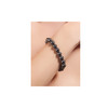 Parure Femme Collier et Bracelet en Perles Hematites Noires de 10 mm - vue V2