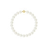 Bracelet Femme Perles de culture d'eau douce Blanches AA et Fermoir Or jaune 750/1000 - vue V1